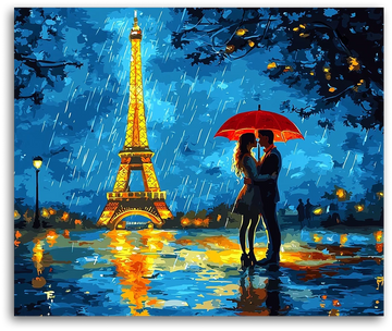 A Parisian Evening - Paint by Numbers