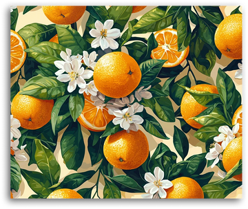 A Vibrant Orange Grove - Paint by Numbers