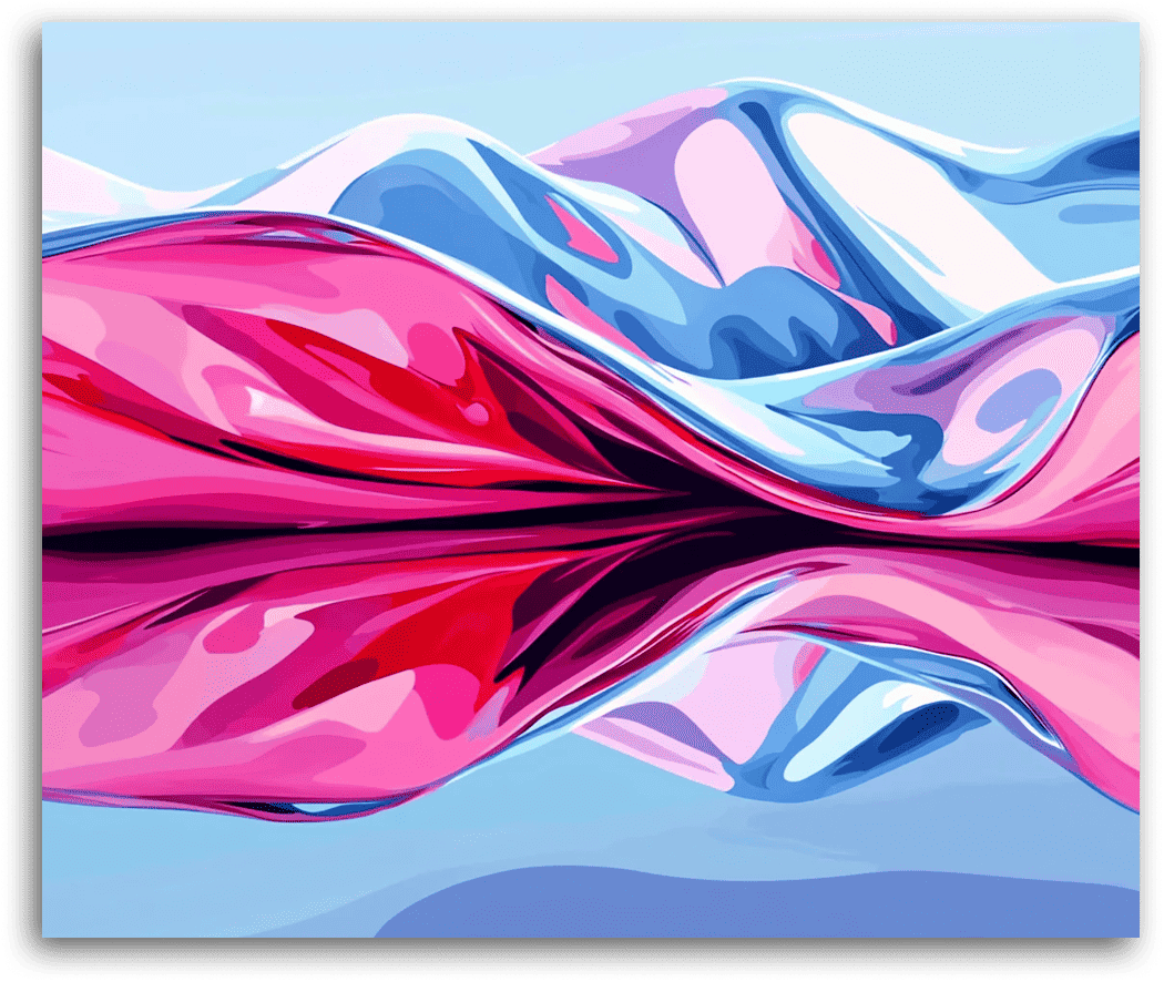 A Wavy Dreamscape - Paint by Numbers