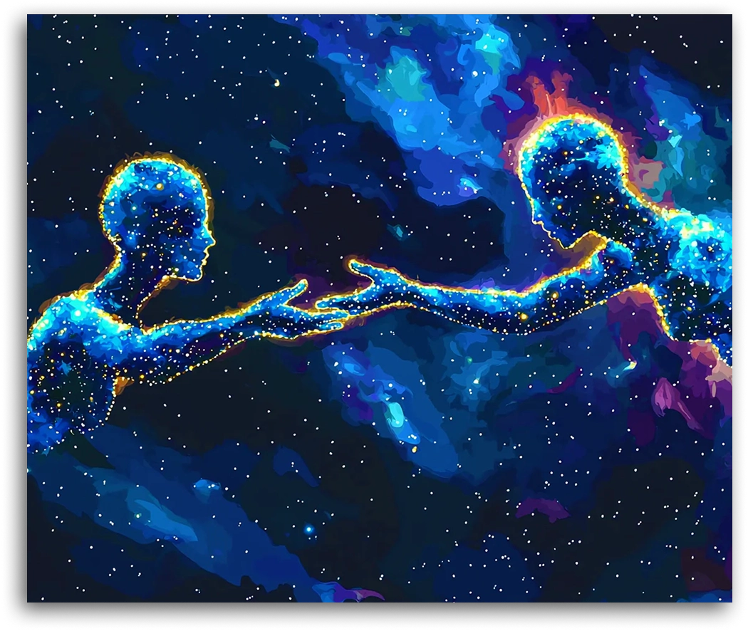 Cosmic Connection - Paint by Numbers