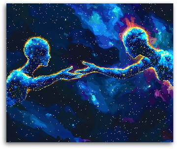 Cosmic Connection - Paint by Numbers